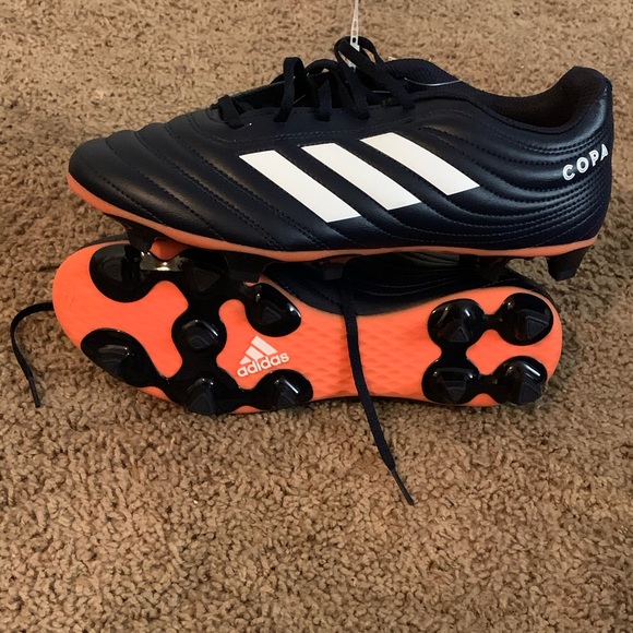 Shoes - Adidas G25815 Copa 19.4 Soccer Blue Orange Size 8
